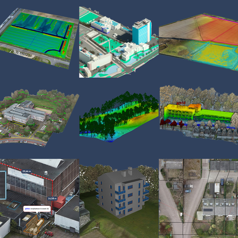 1 drone meting, 9 waardevolle outputs